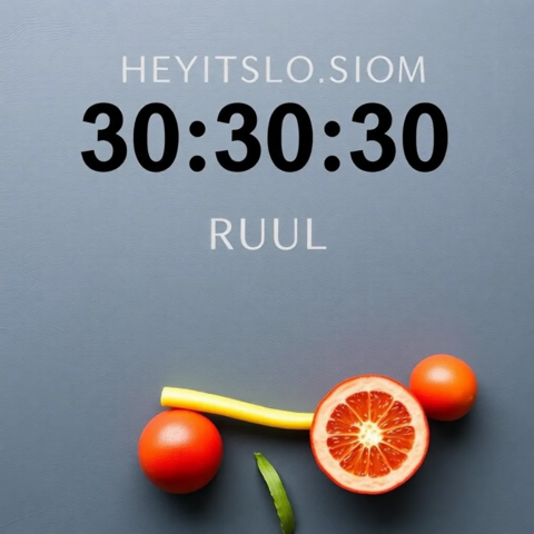 Правило похудения 30:30:30